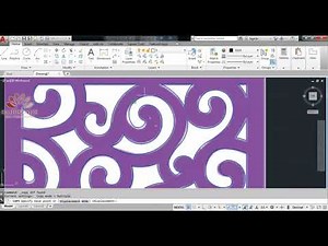 Jali deisgn making in Autocad 2019(Sahibzade cnc wood works)