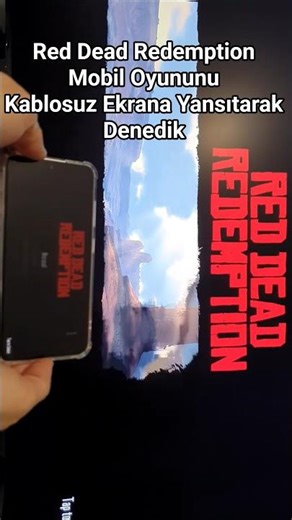 We tested playing the mobile game Red Dead Redemption by wirelessly mirroring it to the TV using ...