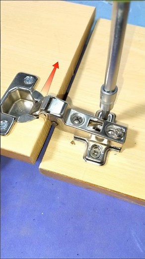 How to Fix a Loose Furniture Hinge and Repair a Cabinet Door #diy #furniture #tips #tricks
