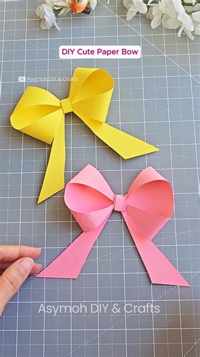 How to make a paper bow 🎀 Easy diy paper bow #diy #bow #shortsviral #craftsmanship Easy DIY Paper Bow 🎀 How to make paper bow easy✨ Learn to create a beautiful paper bow with this simple guide! Our step-by-step instructions show you exactly how to make a paper bow through a series of folding and cutting techniques. This easy bow tutorial is perfect for adding a personal touch to any gift, making it a wonderful diy crafts project.🤩🥰😍 #diybow #bowwithpaper #paperbow #Viralvideo #pinkrose #vir