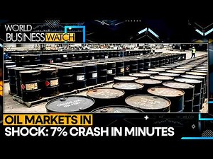 US Oil Crashes 3% After Shock EIA Report; Oil Drops Hard As EIA Data Smashes | World Business Watch