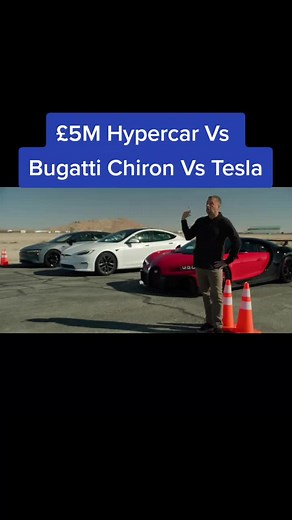 Hypercar Showdown: Bugatti Chiron vs Tesla Roadster