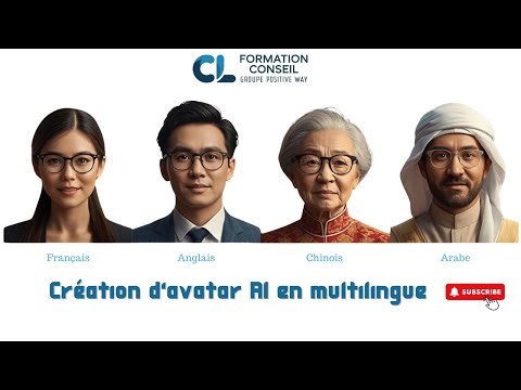 Digitalisation de formation : avatar IA multilingue synchronisé
