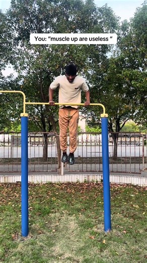 🤣#muscleup #calisthenics #funny #funnyvideo