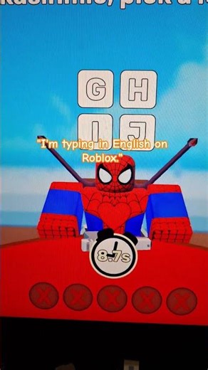 ​"I'm typing in English on Roblox." #roblox #learnenglish