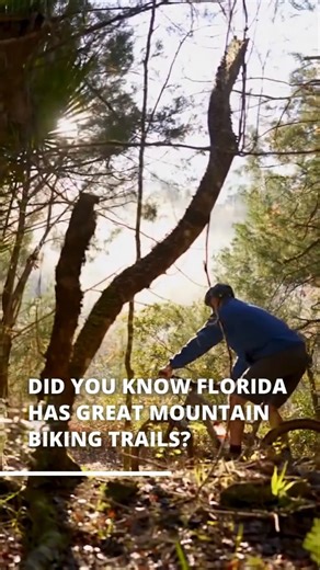 Celebrating National Bike Month with the thrill of #OcalaMarion 's award-winning mountain bike trails. Are you game? 🚵‍♂️ #NationalBikeMonth #SantosTrails | Ocala/Marion County, Florida