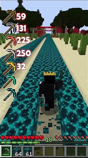 WARDEN pickaxe vs SCULK 💯