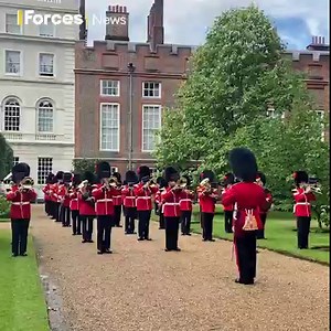 Kick-off in the Euro 2020 semi-final between England and Denmark's not far away now! ⚽ Ahead of the match, personnel from the Band of the Coldstream Guards was asked to perform 'Sweet Caroline' at Clarence House by Prince Charles. 🎶 | Forces News