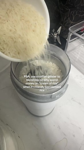 Is Cream of Rice Just Blended Rice? Coffee Grinder Hack