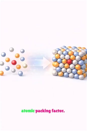 What is Atomic packing Factor #FCC/BCC/HCP#education#