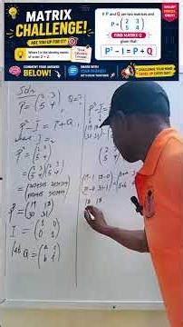 How to add matrices _part3 #maths #lifeisbutadream #education #mathskills #viralmaths