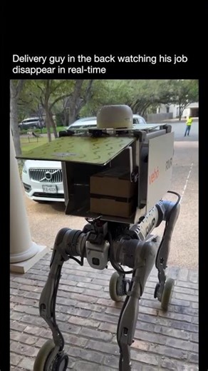 Delivery guy in the back watching his job disappear in real-time 🤩