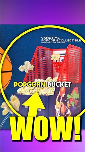 FIRST LOOK AT SPACE JAM 30TH ANNIVERSARY POPCORN BUCKET! 👀