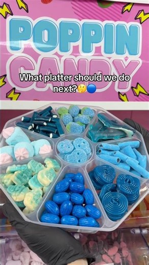🧟‍♂️🟦Let’s make a BLUE Candy Platter! Who loves BLUE candy?!🟦🧟‍♂️ #shorts