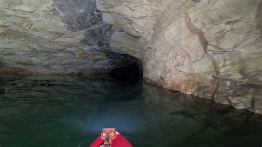 The Underground Lake Where Kayaks Glide Through Abandoned Mine Tunnels