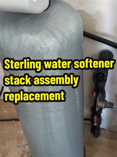 Sterling water softener stack assembly replacement #plumbing #plumber | Plumbing