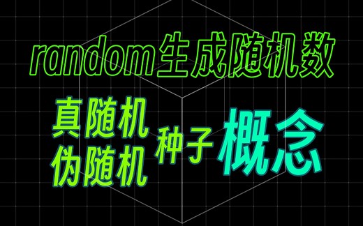 高质量指令讲解 最好的random指令教程 玩指令必看 随机数 种子|真随机|伪随机概念-我的世界指令