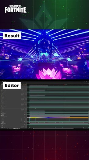Building a Virtual Concert Stage Lighting in Fortnite #Fortnite #UEFN #LightingDesign #StageDesign