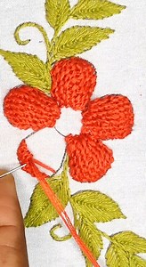 Unique 3D Hand Embroidery Flower Design | Stitching Garden