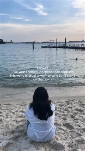 Rubeenaaa on Instagram: "This isn’t just about having money in your bank it’s about freedom, respect and control over your own life. The truth is harsh: the world doesn’t wait for anyone and it’s unforgiving to those who rely on others. If you don’t earn, if you don’t take charge of your finances, someone else will make decisions for you. Someone else will decide where you live, what you do and even what you deserve. And trust me, the world will not care Financial independence is not a luxury it