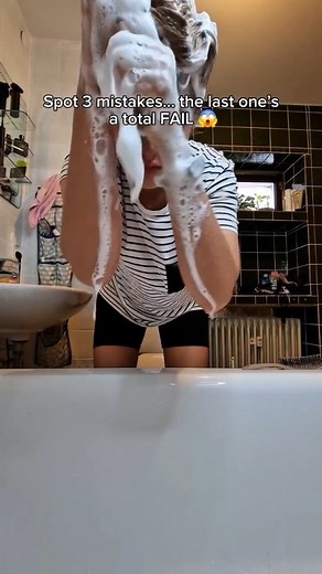 What happens if you use a whole bottle of shampoo in one wash? 🤯 Can you spot the 3 mistakes? The last one really surprised me 😅 👉 Drop your answers in the comments! #failmoment #funnyreels #comedyreels #viralreels #reels #fyp #trendingnow #lol #epicmoment #challenge #haircare #shampoo #funnyvideo #spot3mistakes #instafun | Svit Anka