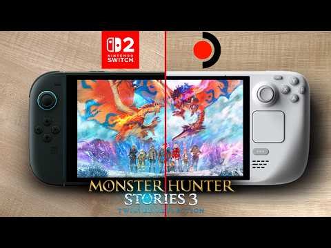 Monster Hunter Stories 3 | Switch 2 vs Steam Deck Oled