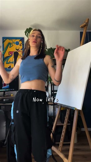 Using the GRID TECHNIQUE to transfer image to canvas. Cat painting - DAY 1