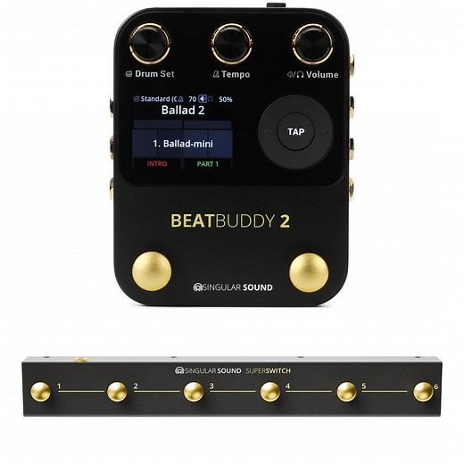 BeatBuddy 2 Drum Machine Pedal with SuperSwitch Footswitch