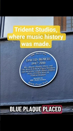 Trident studios in Soho, London. Where music history was made.