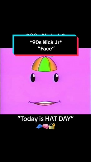 “Face” from 90s Nick Jr. “Hat day.” . . . . . . . . . . . . . . . . . . . . . . . . . . #nickjr #nickelodeon #face #nickelodeonmemories #90snickelodeon #90s #90skid #90sbaby #90saesthetic #90sthrowback #90scommercial #90snostalgia #90sads #oldschool #throwback #nostalgia #nostalgic #childhood #childhoodmemory #kidstv #commercial #retro #2000s #2000sthrowback #2000skid #memory #memoryunlocked #90stv #80sbaby #80skid #a90slife