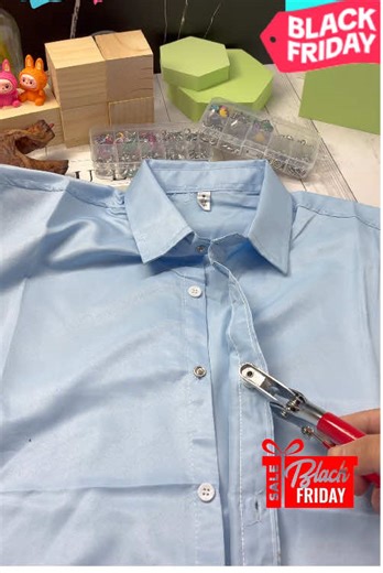 Secret to installing 10 snaps without sore hands! Regular pliers make my palms red, but this lever design works with a light press— even thick denim easy. Double the efficiency #clothes #fastener #household #spotlightfinds #tiktokshopblackfriday