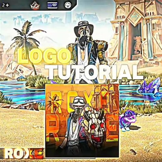 ★FREE FIRE★ "LOGO TUTORIAL😈" #roxea1 #freefire #tutorial #logo❤