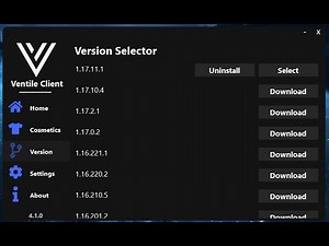 Ventile Update | How to Download | Version Launcher | Surge Client 1.18.12 built in and more