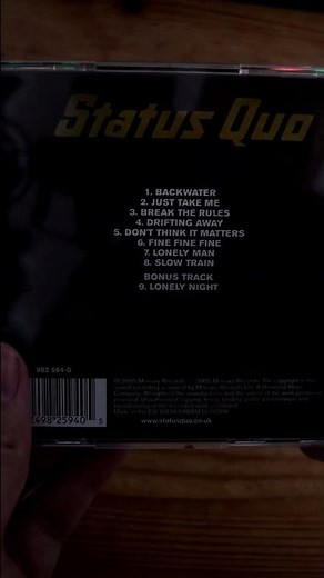 Reviewing Status Quo's Quo Album (1974) #shorts