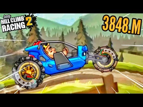 Hill Climb Racing 2 3848m Distance Challenge Gameplay (Android/iOS)