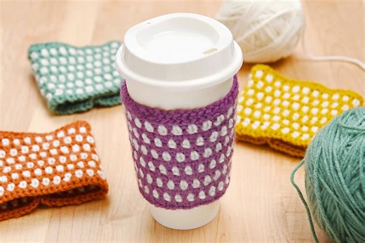 Crochet Cup Cozy | Easy Cozy Crochet Pattern (FREE!)