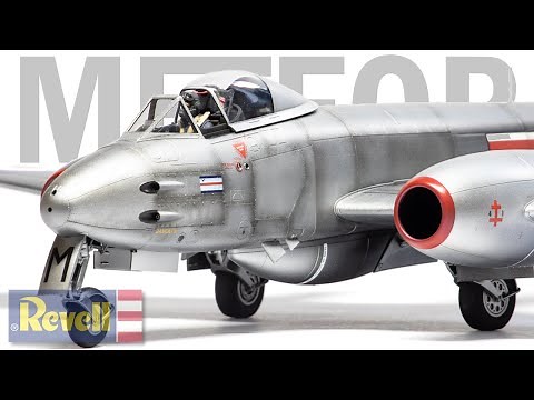 Revell's Brand New 1/32 Gloster Meteor F.8/FR.9