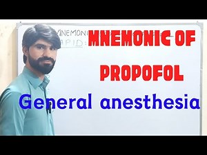 mnemonic of propofol