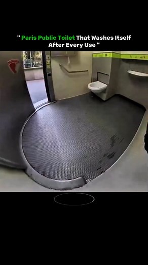 UniverseX on Instagram: "PARIS PUBLIC TOILET THAT WASHES ITSELF AFTER EVERY USE! 🚻✨ Paris has one of the most advanced public toilet systems in the world 🇫🇷 These are called “Sanisettes”, and they are fully self-cleaning units 🧼 After a person exits, the door locks automatically for the cleaning cycle 🔒 Inside, high-pressure water jets wash the floor and toilet seat 💦 Then, disinfectant spray is released to kill any remaining germs 🧴 A built-in dryer system quickly dries the interior comp