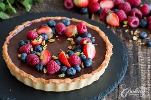 16K views · 586 shares | Chocolate Tart - Tarte au Chocolat - is another chocolate French recipe that is really delightful and satisfying. Full recipe: https://bit.ly/39cluRR | Home Cooking Adventure | Facebook