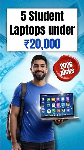 5 Best Student Laptops Under ₹20,000 💻 | Budget Laptops for Online Classes & Study (2026)