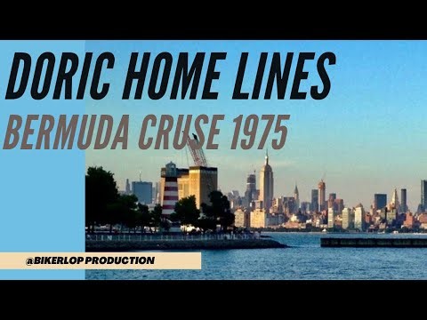 SS Doric Home Line Trip To Bermuda By Janice & Richard 1975