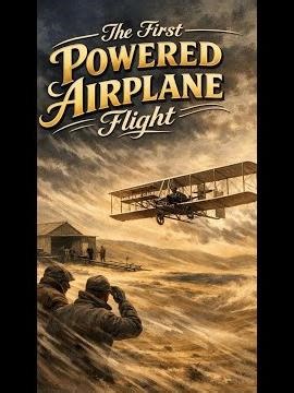 The First Powered Airplane Flight #Aviation