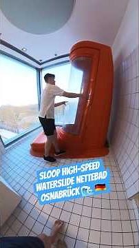 Sloop High-Speed Waterslide Nettebad Osnabrück 🌊🇩🇪 #waterslide #slide #waterpark #aquapark #viral