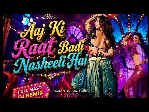 Aaj Ki Raat Badi Nasheeli Hai – Full Masti DJ Remix Song 2026 | Party Song | Viral Dance Mix 🎧💃