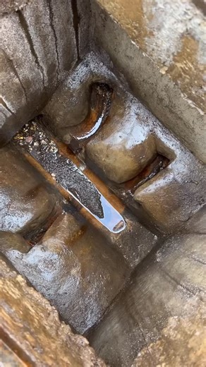 Rodding a blocked gully #draincleaning #drainunblocking | Keep_itflowing