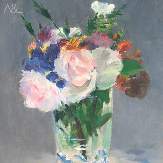 Manet's Flowers!! Paintings by Édouard Manet (1832-1883).French impressionist Music: Scott Dugdale. | Arts&Emotions
