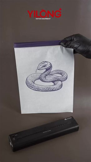 ATS886 Bluetooth Wireless Tattoo Stencil Printer allows tattoo artists to save more time and be more productive. ✅ The advantages are as follows: IOS & Android & Google Play and Bluetooth connection for APP use, PC connection for use. ✅ Size: 262 (L) x 57 (W) x 29 (H) mm ✅ Weight: 498g ✅ Print resolution: 8 dots/mm (203dpi), 1728 dots/line ✅ Print speed: up to 15mm/s ✅ Print width: 216mm ✅ Media type: 210mm*297mm A4 thermal paper or 216mm thermal roll paper ✅ Battery: 11.1V lithium-ion battery,