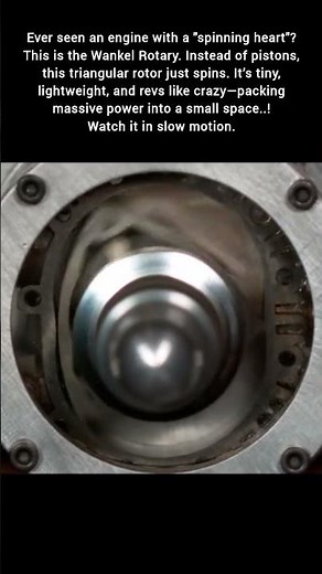 The Wankel Rotary Engine Spinning In Slow Motion #shorts #satisfying #rotary #wankel #rx7 #viral