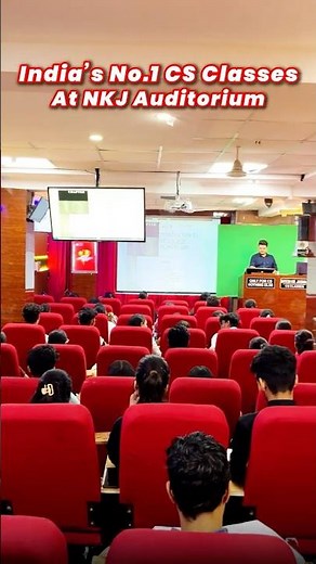 CS NKJ CS Classes– India’s Premium CS Learning Space | The NKJ Auditorium Experience #NKJAuditorium